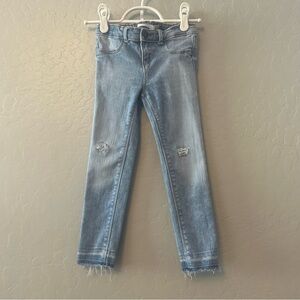 Old navy ballerina light wash distressed denim skinny jeans size 5t